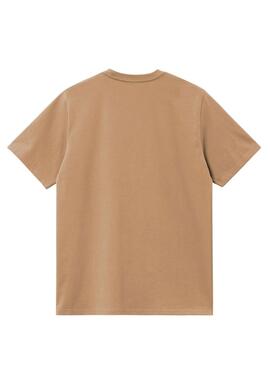 Camiseta Carhartt Chase camel para hombre