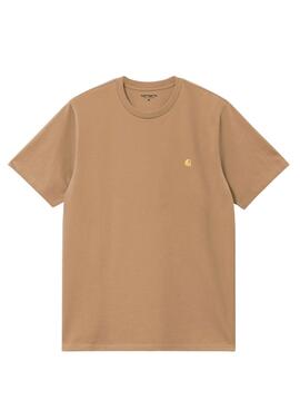 Camiseta Carhartt Chase camel para hombre