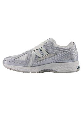 Zapatillas New Balance 1906R plateado y verde para mujer