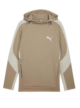 Sudadera Puma Evostripe beige para hombre