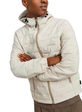 Cazadora Jack and Jones Sonic beige para hombre