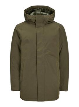 Parka Jack and Jones Ekeen verde para hombre