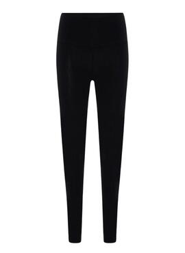 Legging New Balance Tiro alto negro para mujer