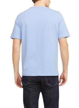 Camiseta Jack and Jones Simon azul para hombre