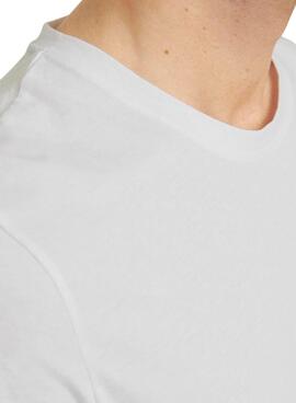 Camiseta Jack and Jones Simon blanco para hombre