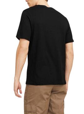 Camiseta Jack and Jones Simon negro para hombre