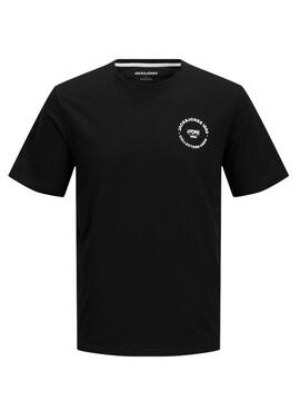 Camiseta Jack and Jones Simon negro para hombre