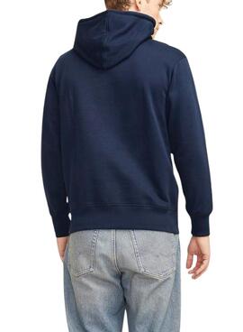 Sudadera Jack and Jones Freder azul para hombre