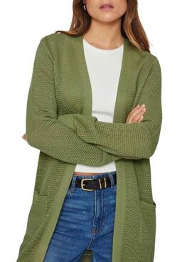 Chaqueta Vila Vidalo verde para mujer