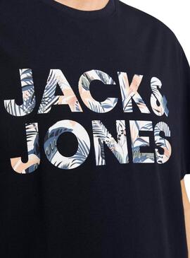 Camiseta Jack and Jones Bryan azul marino para hombre