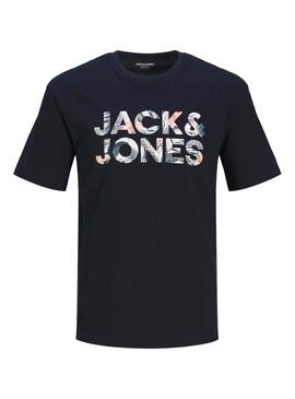 Camiseta Jack and Jones Bryan azul marino para hombre