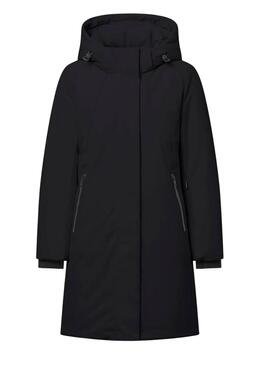 Parka Ecoalf Glamouralf negro para mujer