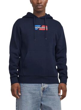 Sudadera Jack and Jones Corp azul marino para hombre