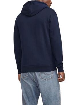 Sudadera Jack and Jones Corp azul marino para hombre