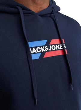 Sudadera Jack and Jones Corp azul marino para hombre