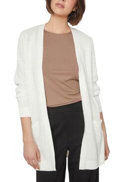 Chaqueta Vila Vidalo blanco para mujer