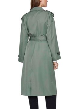 Trench Vila Viaddison verde para mujer