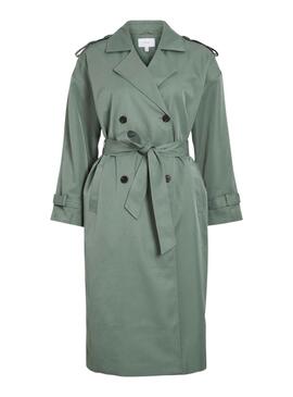 Trench Vila Viaddison verde para mujer