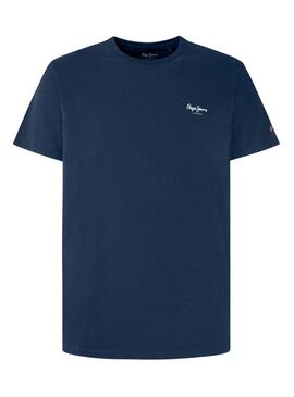 Camiseta Pepe Jeans Original Basic marino para hombre