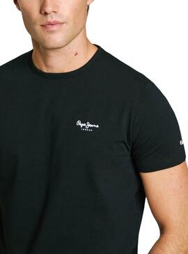 Camiseta Pepe Jeans Original Basic negro para hombre