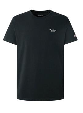 Camiseta Pepe Jeans Original Basic negro para hombre