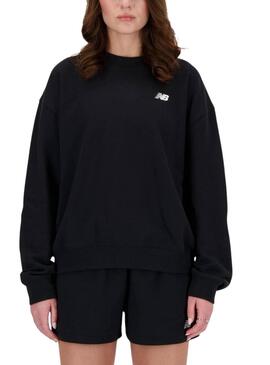 Sudadera New Balance Essential negro para mujer