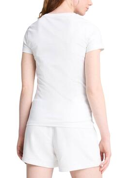 Camiseta Puma slim fit blanco para mujer