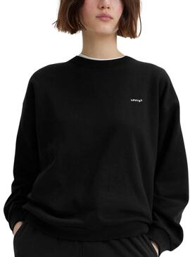 Sudadera Levis Everyday negro para mujer