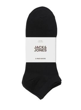 Pack calcetines Jack and Jones Clouis negro para hombre