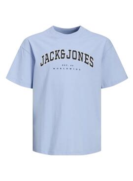 Camiseta Jack and Jones Caleb azul para niño