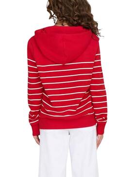 Sudadera Only Ladelle rojo para mujer