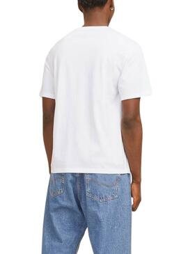 Camiseta Jack and Jones Corp blanco para hombre