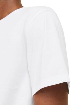 Camiseta Jack and Jones Corp blanco para hombre