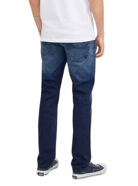 Pantalón vaquero Jack and Jones Mike denim oscuro para hombre