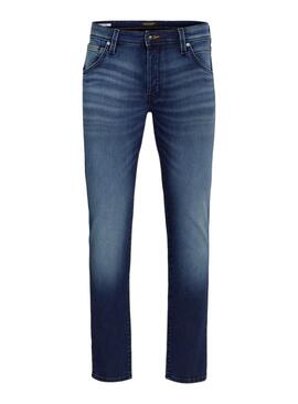 Pantalón vaquero Jack and Jones Mike denim oscuro para hombre