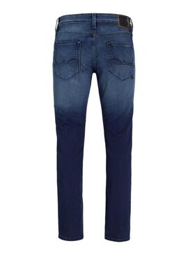 Pantalón vaquero Jack and Jones Mike denim oscuro para hombre