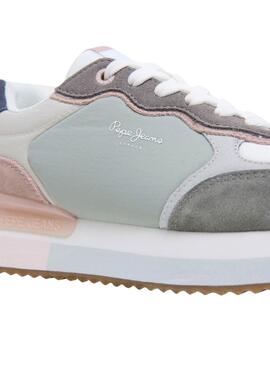 Zapatillas Pepe Jeans Rusper Class turquesa para mujer