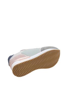 Zapatillas Pepe Jeans Rusper Class turquesa para mujer