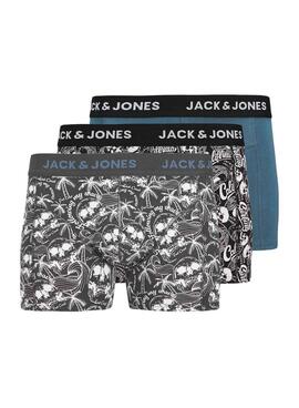 Pack boxers Jack and Jones Damon multicolor para hombre