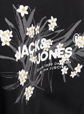 Sudadera Jack and Jones Hawaii negro para hombre