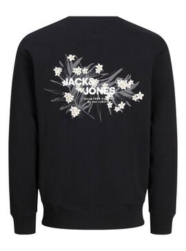 Sudadera Jack and Jones Hawaii negro para hombre