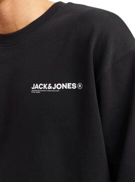 Sudadera Jack and Jones Hawaii negro para hombre