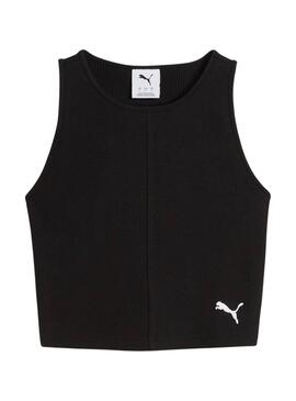 Top Puma Wardrobe negro para mujer