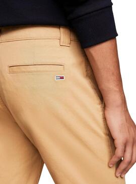 Pantalón Tommy Jeans Scanto kaki para hombre