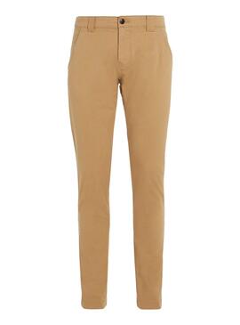 Pantalón Tommy Jeans Scanto kaki para hombre