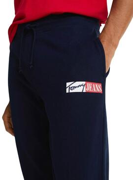 Pantalón Tommy Jeans Entry marino para hombre