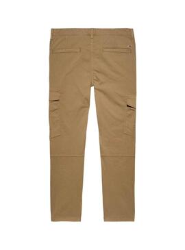 Pantalón Tommy Jeans Austin camel para hombre