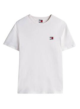 Camiseta Tommy Jeans Badge beige para hombre