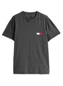 Camiseta Tommy Jeans Heritage negro para hombre