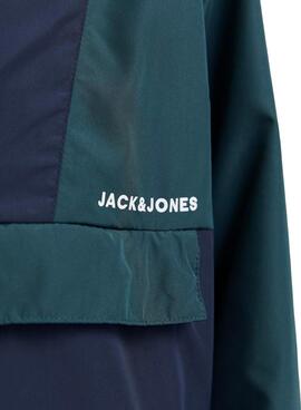 Cortavientos Jack and Jones Packable marino niño